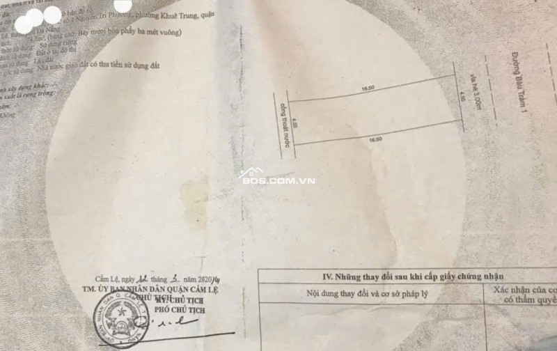 Cần bán nhà Bàu Tràm 1 - bên Đại Học Ngoại Ngữ - vị trí siêu trung tâm TP Đà Nẵng